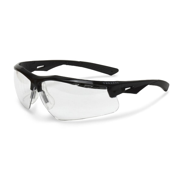 Radians Thraxus, Safety Glasses, Anti-Scratch, Clear Lens, Black Frame, Half-Frame TXC1-10ID - main